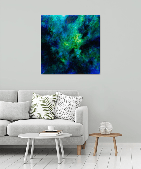 Deep Blue abstract