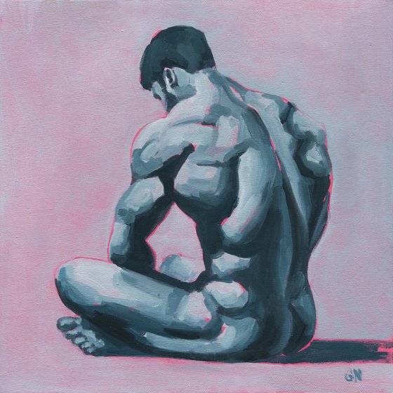 Silent Embrace - Male Nude