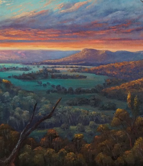 Sunset view at Shipley Plateau, Blackheath by Christopher Vidal