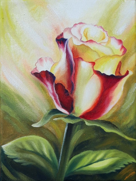Rose Flowers Painting Floral Wall Art Small Gi Artfinder