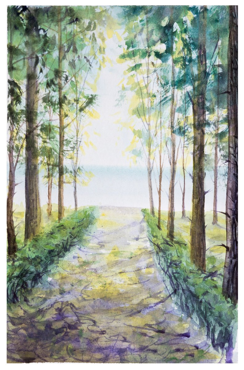 Yulia Schuster | Original Watercolour | Freedom | 20 X 30Cm | Artwork For Sale On Artfinder