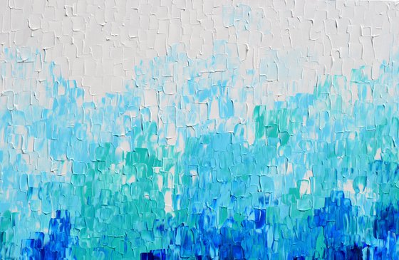 Tranquil XVIII - Large Abstract Ocean Waves