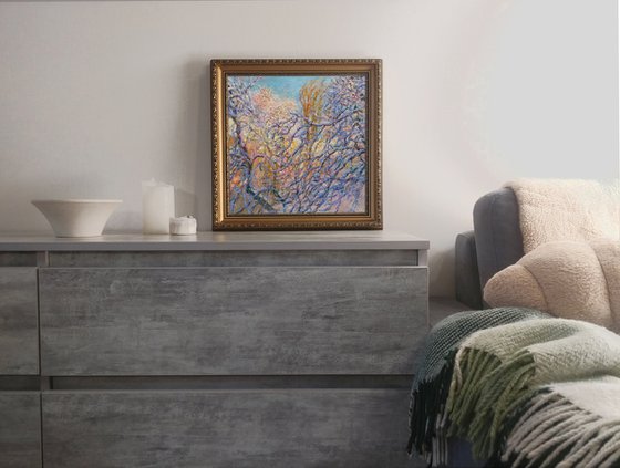 Засніжені каштани