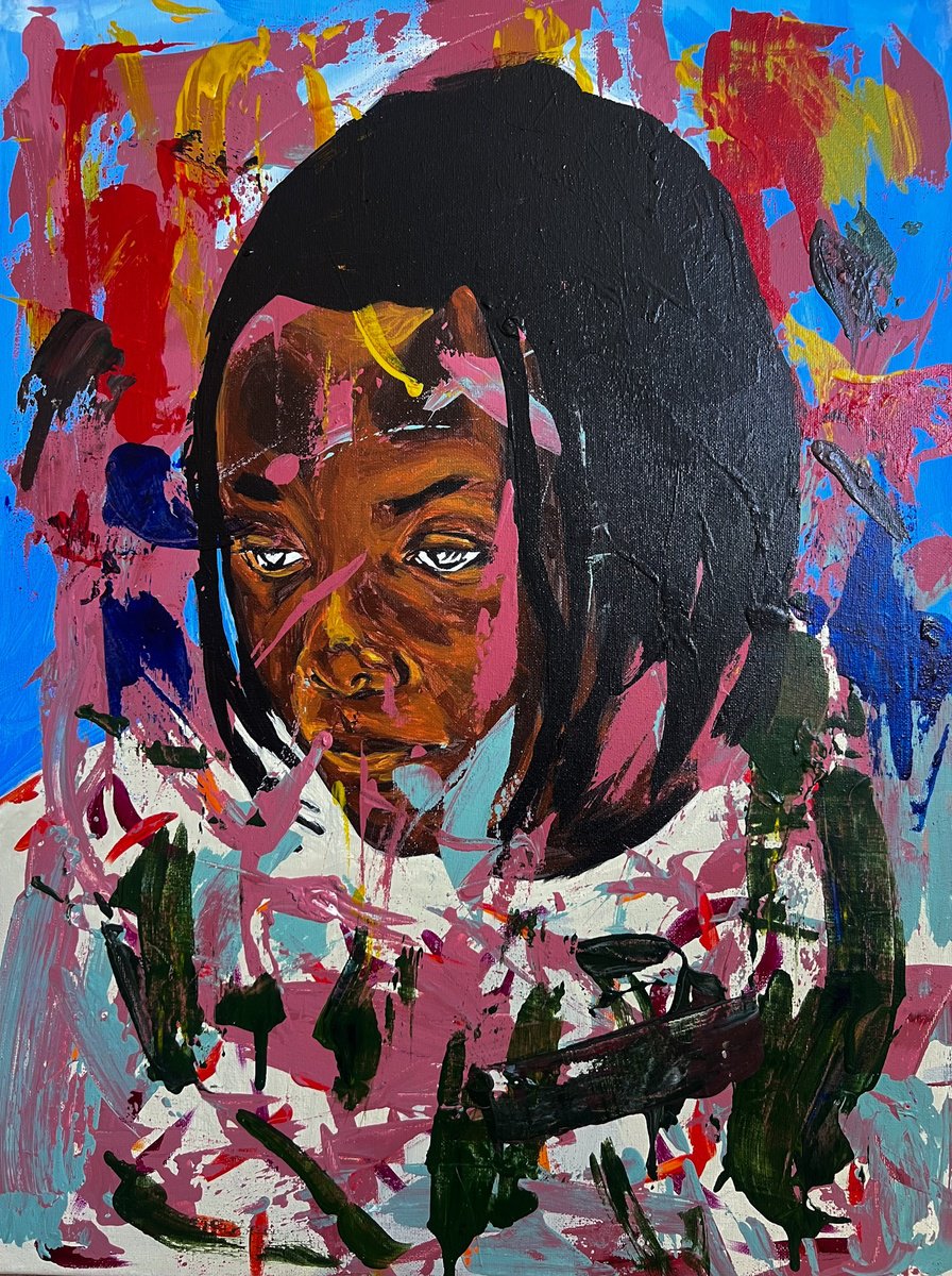 Through The Chaos By Emmanuel Akolo, 18 X 24, Artwork For Sale On Artfinder