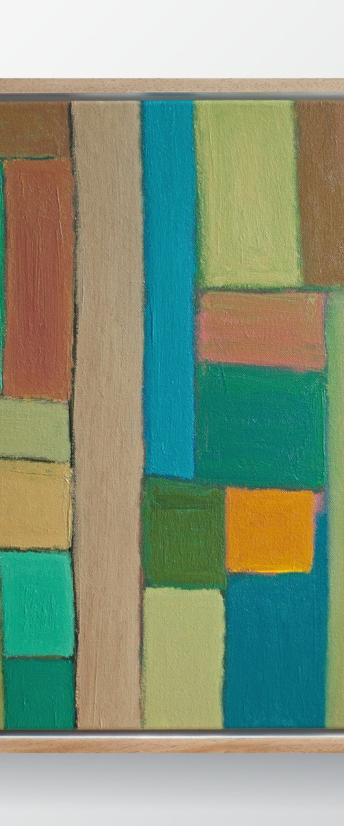 Fields Of Gold - Abstract Seascape by Thomas Hjelm