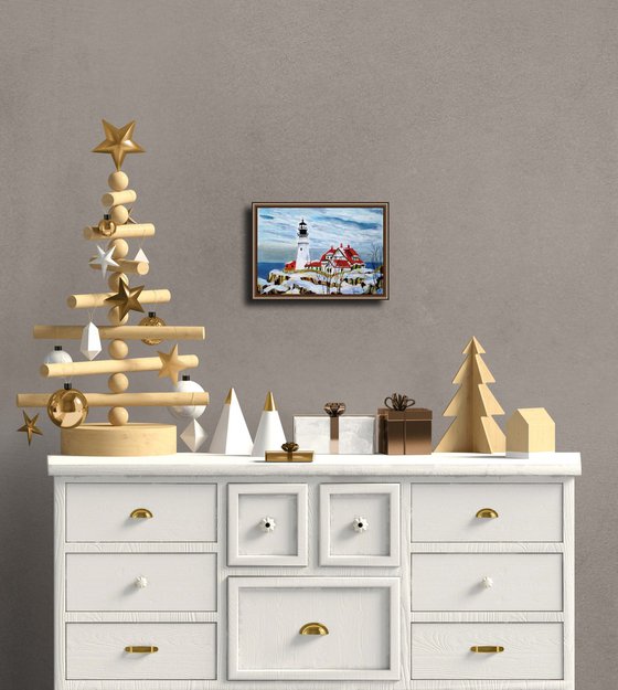 Red Roofs by the Sea