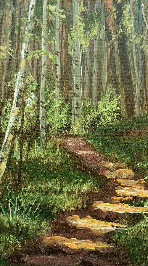 Forest road 3 by Elena Sokolova