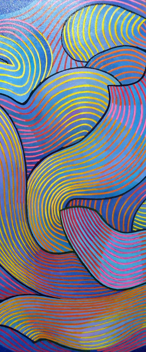 RIPPLES AT SUNSET by Stephen Conroy