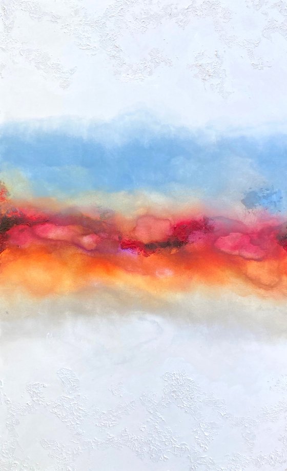abstract daybreak (120 x 70 cm) Dee Brown