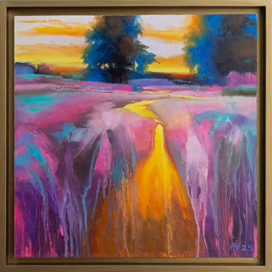 Diptych "ABSTRACT LANDSCAPE"