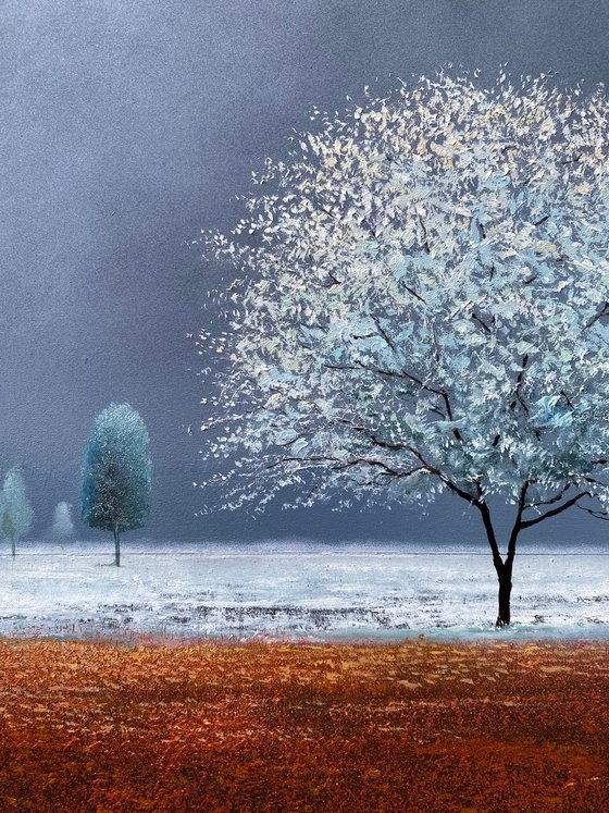 2 Trees in Quiet Stillness
