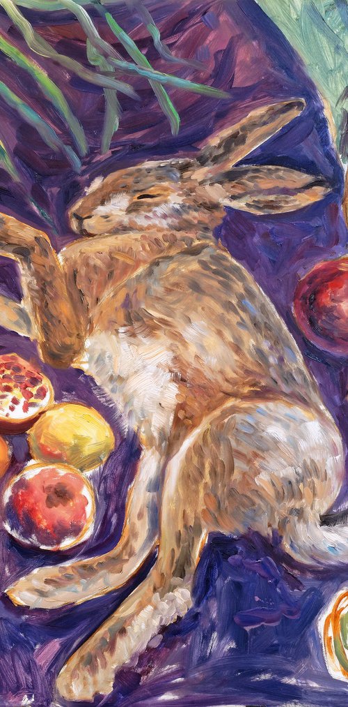 Still Life with Game. Hare by Anna Onikiienko