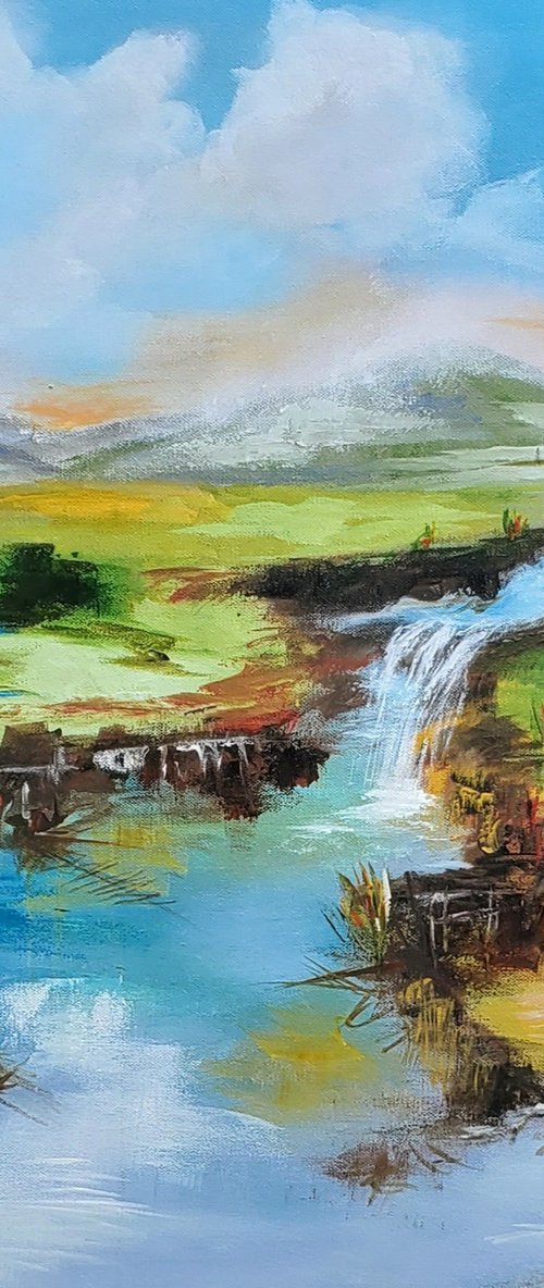 Silent waterfall by Niyati Jiwani