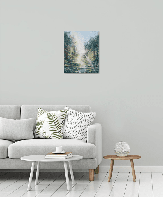 Spring Trees In Dawn Light