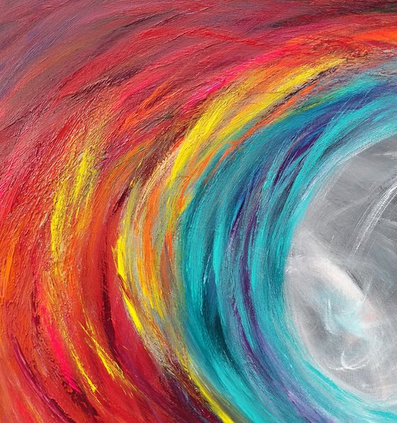 Flux - Panoramic Expressionism, Abstract, Colour, Wave