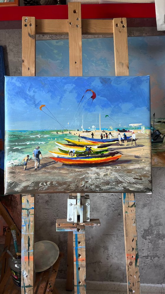 Kites over the Sea