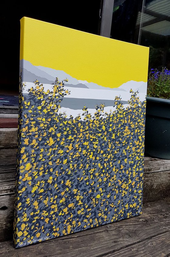 Gorse over Derwent Water, The Lake District