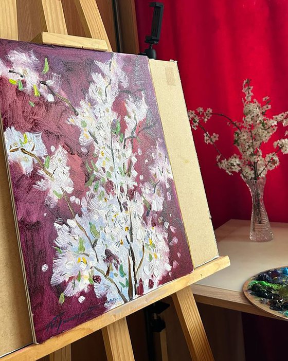 Blossoming branch