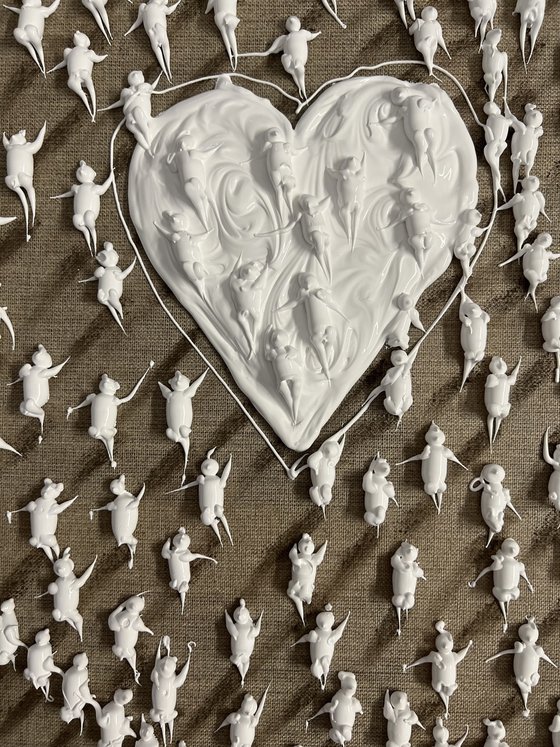 Freedom People ,,Heart Love” Eka Peradze Art