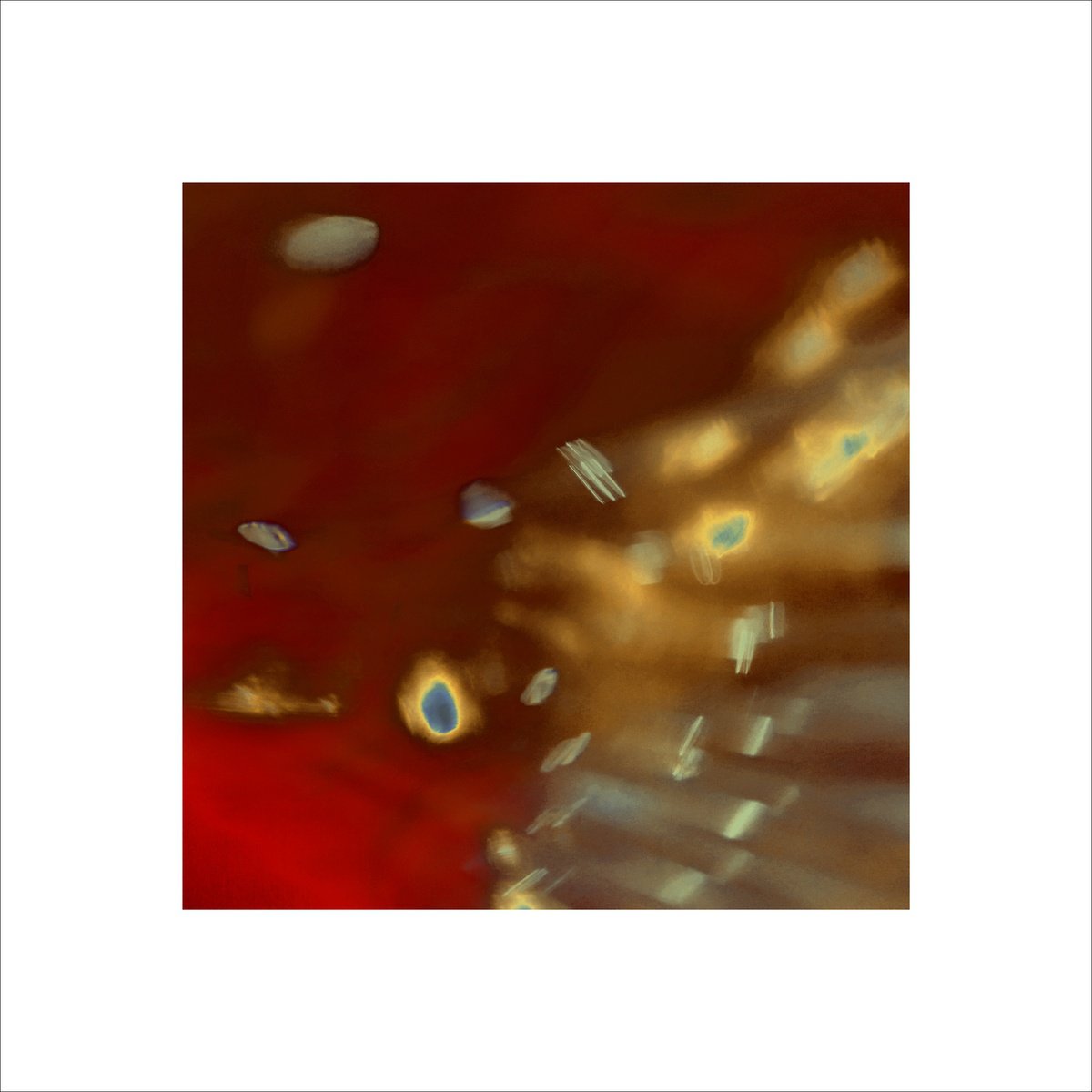 Geometric Abstract Giclee Print By Paul Harrison, 24 X 24", Forced Light 4, Original Artwork