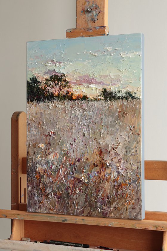 Evening Wildflower Field