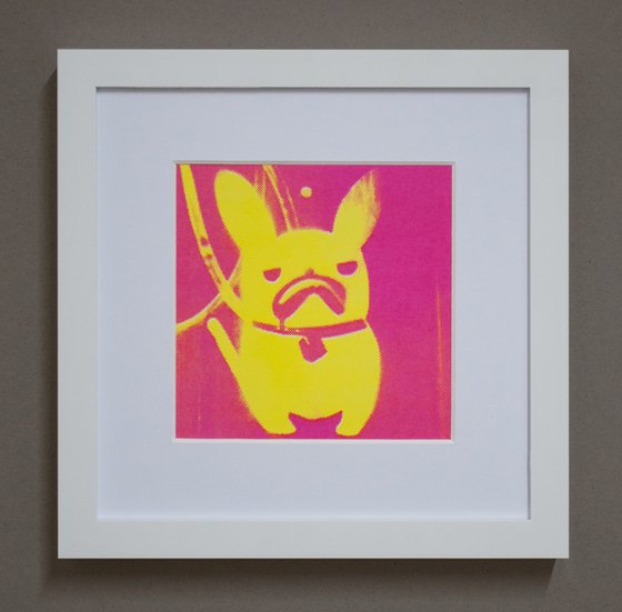 'Custard' French Bulldog (small framed artists proof)