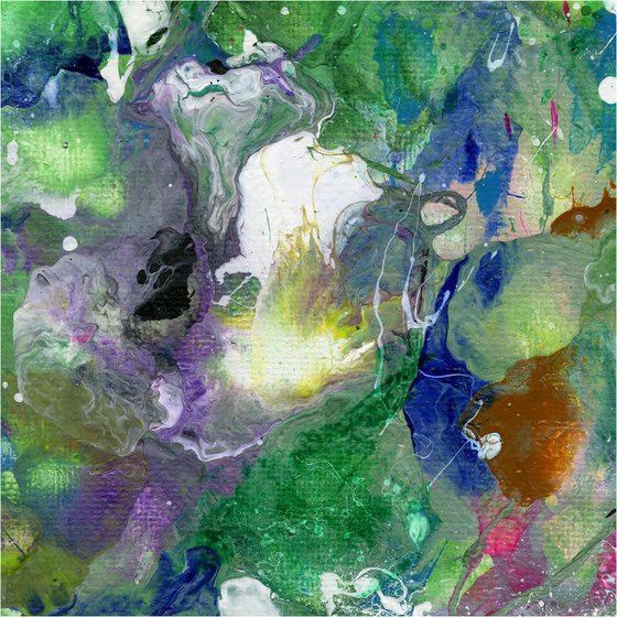 Garden Of The Mystic 1 - Floral Painting by Kathy Morton Stanion