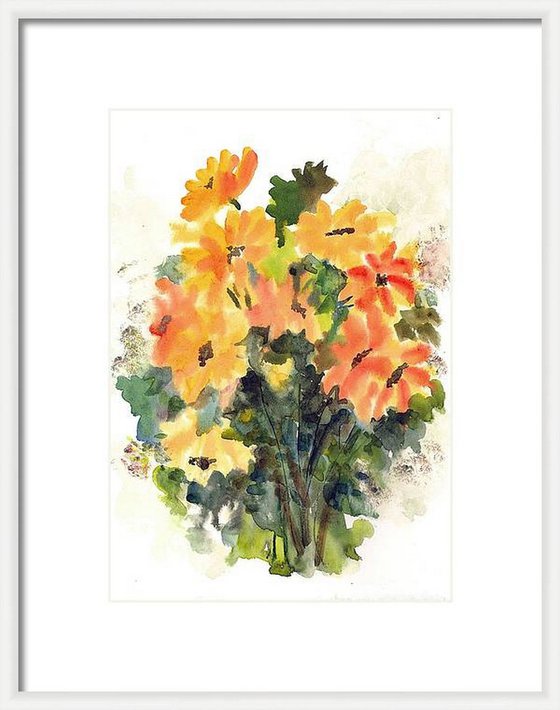 Painterly Spring Flowers