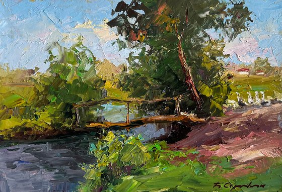 Landscape with Geese