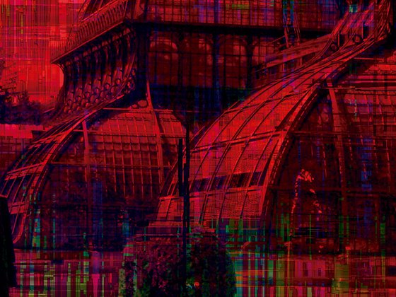 Texturas del mundo, Viena Palmenhaus Schönbrunn Schlossgärten/XL original artwork