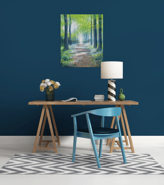 Summer Woodland Path