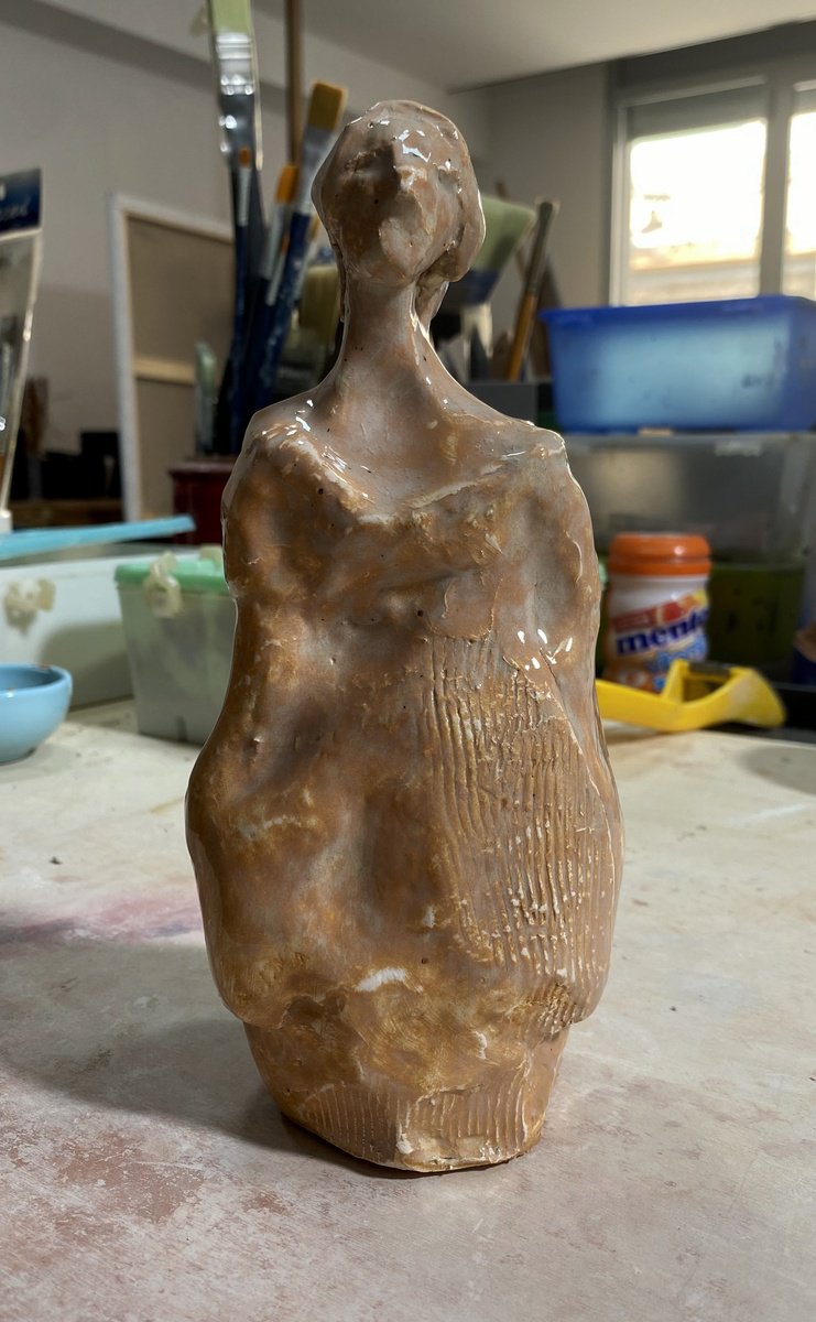 Organic Clay Sculpture , Dama By YS?rei, 8 X 3, Artwork For Sale On Artfinder