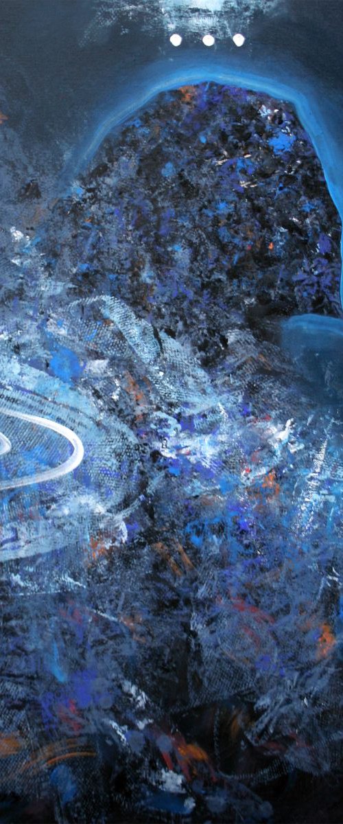 FROM THE BOOK OF ANGELS SERIES THE WAITING 102 ANGEL THEME SPIRITUAL ONIRIC ART BY KLOSKA by Kloska Ovidiu