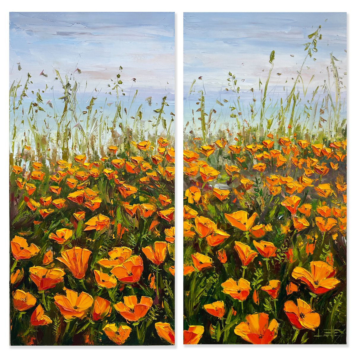 Poetic Poppies by Lisa Elley