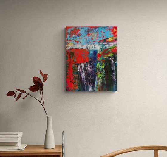 50x40 cm Abstract Painting Oil Painting Canvas Art
