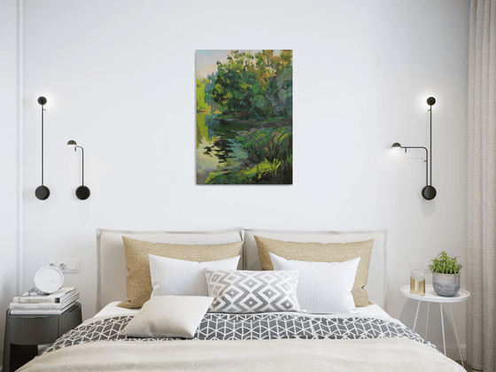 "Near the river"