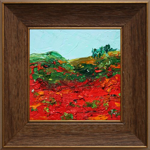 Poppy fields VIII by Salana Art Gallery