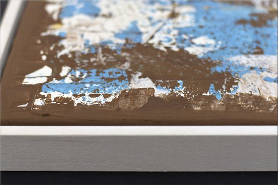 Abstrakte Weisheit - Abstract Art - Acrylic Painting - Canvas Art - Framed Painting - Abstract Painting - Industrial Art