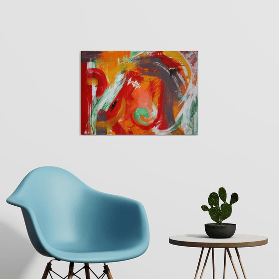 Abstraction. Color Game / Original Painting