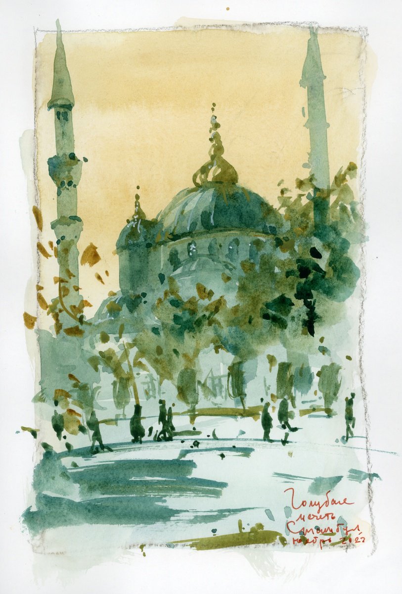 Blue Mosque. Istanbul by Tatyana Tokareva