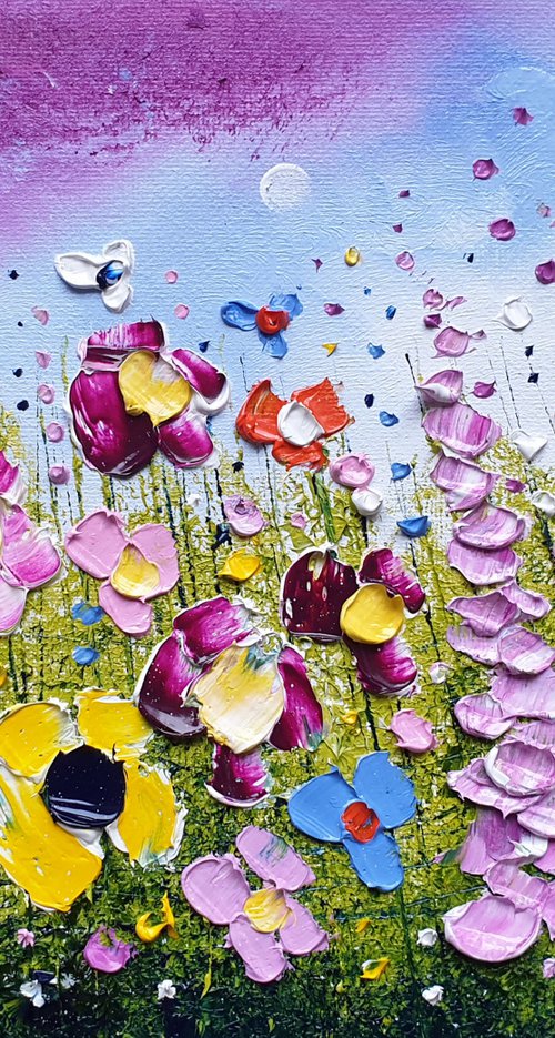 "Summer Storm Flowers in Love" by Phil Broad