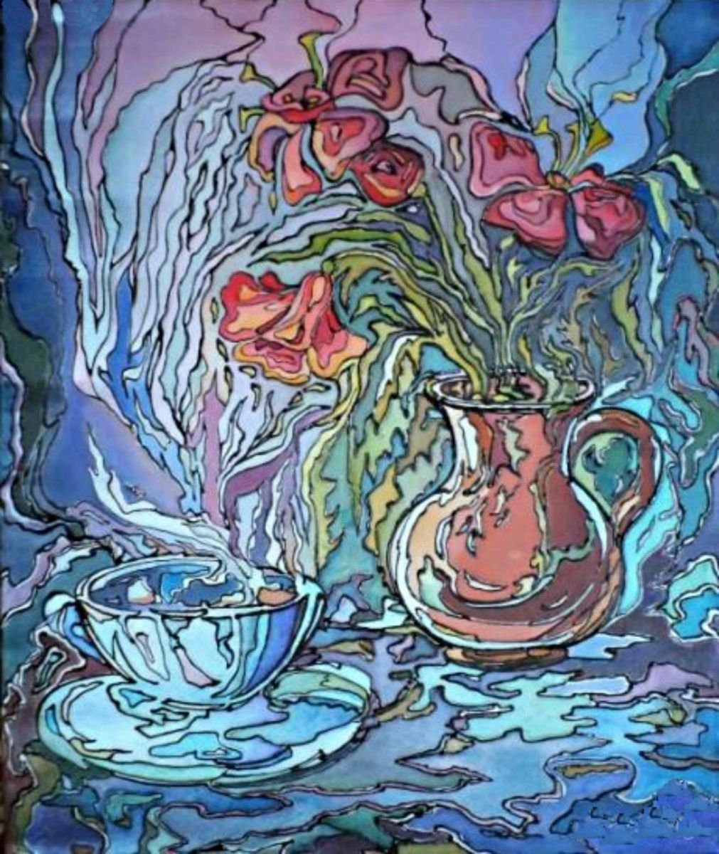 hot tea by Liubov Ponomareva