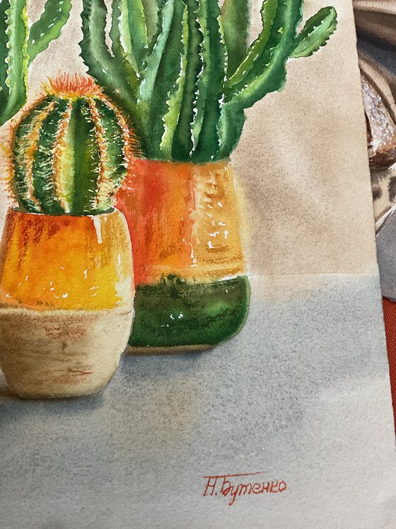 Three prickly friends