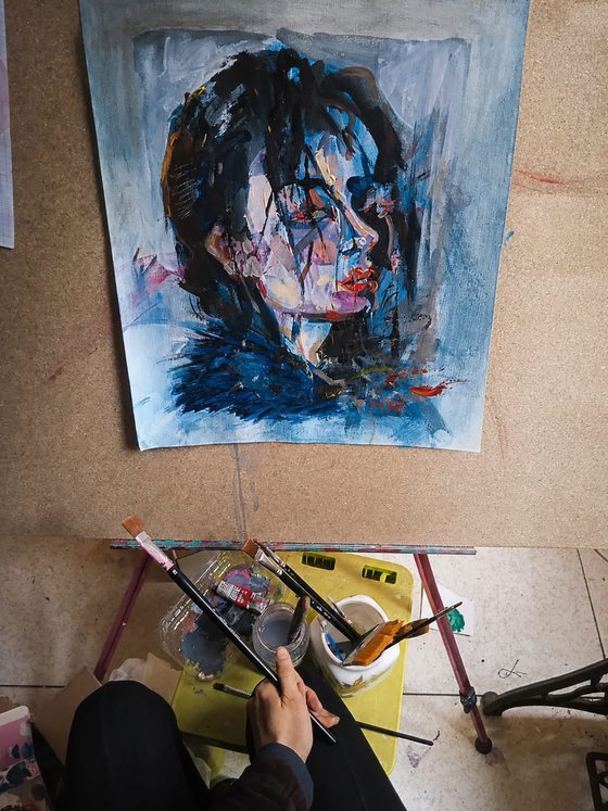 Girl Crying in the Rain