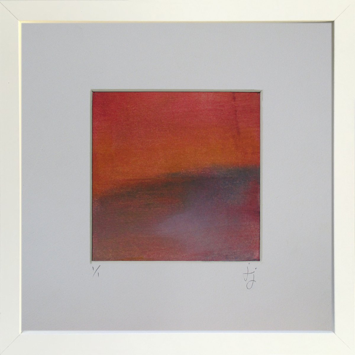 Composition 22 - Framed, abstract painting by Jon Joseph