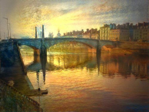 Chalon, pont Saint-Vincent by Danielle ARNAL