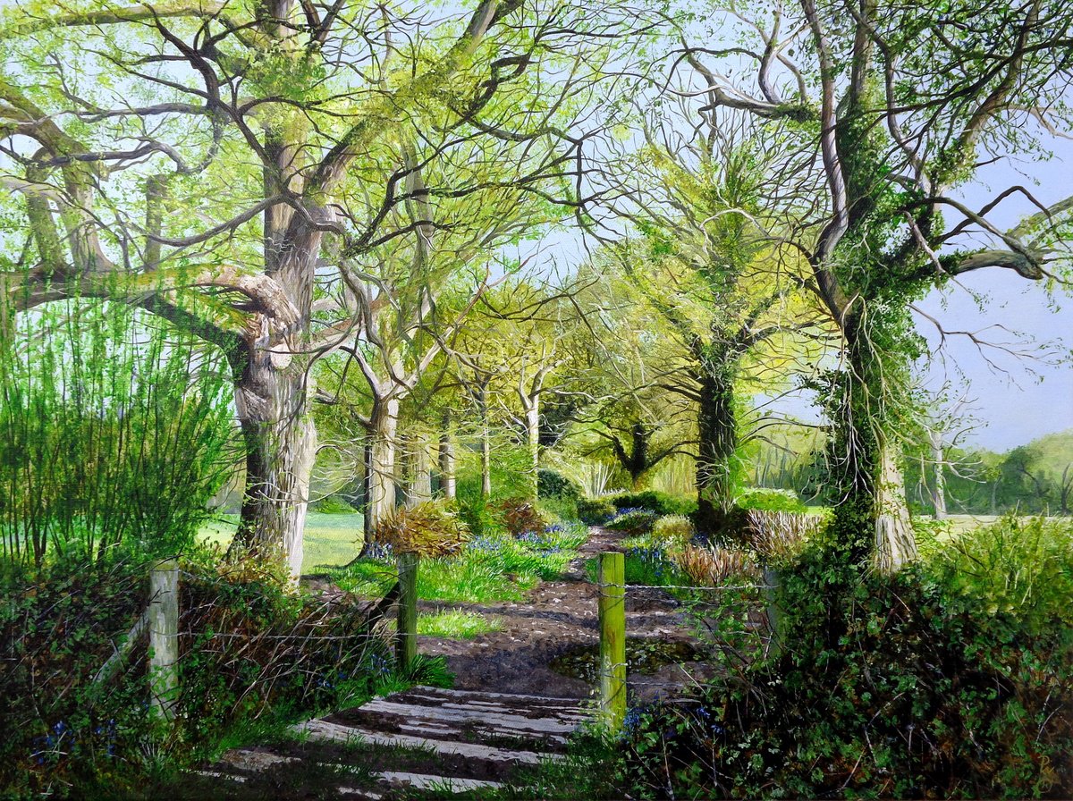 Spring Days and Path Ways by Paula Oakley