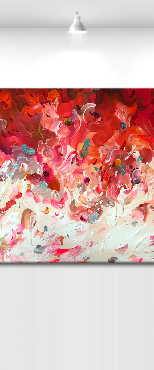 'Ignis avem' - 72x36" by Tatiana Georgieva