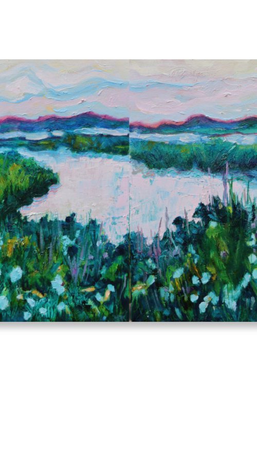 North Norfolk Coastal Landscape by Mary Kemp