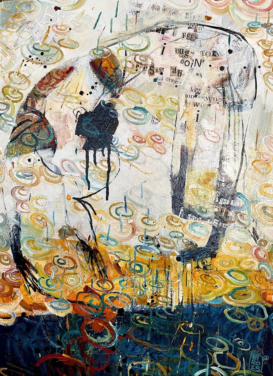 Le Cuilleur De Pluie, N.1 By Kiro, 28 X 35, Artwork For Sale On Artfinder